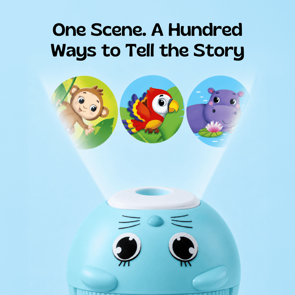 TibaToes Animal Story Projection Flashlight