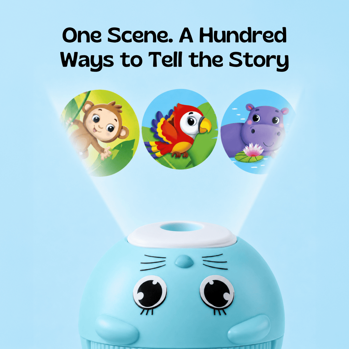 TibaToes™ Animal Story Projection Flashlight