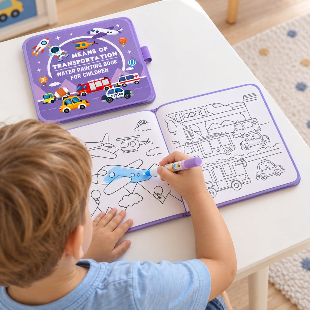 TibaToes™ MagicSplash Water Coloring Book