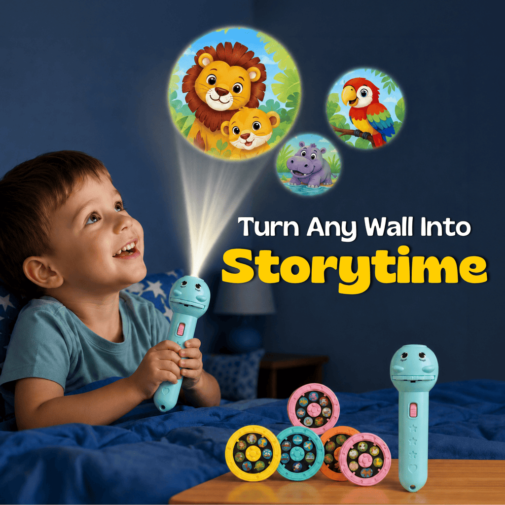 TibaToes™ Animal Story Projection Flashlight