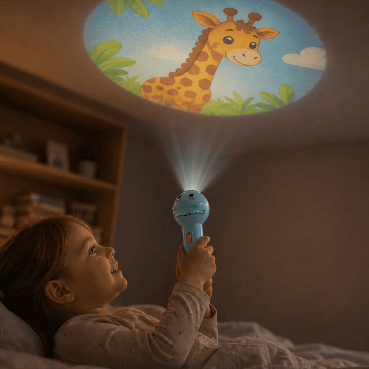 TibaToes Animal Story Projection Flashlight