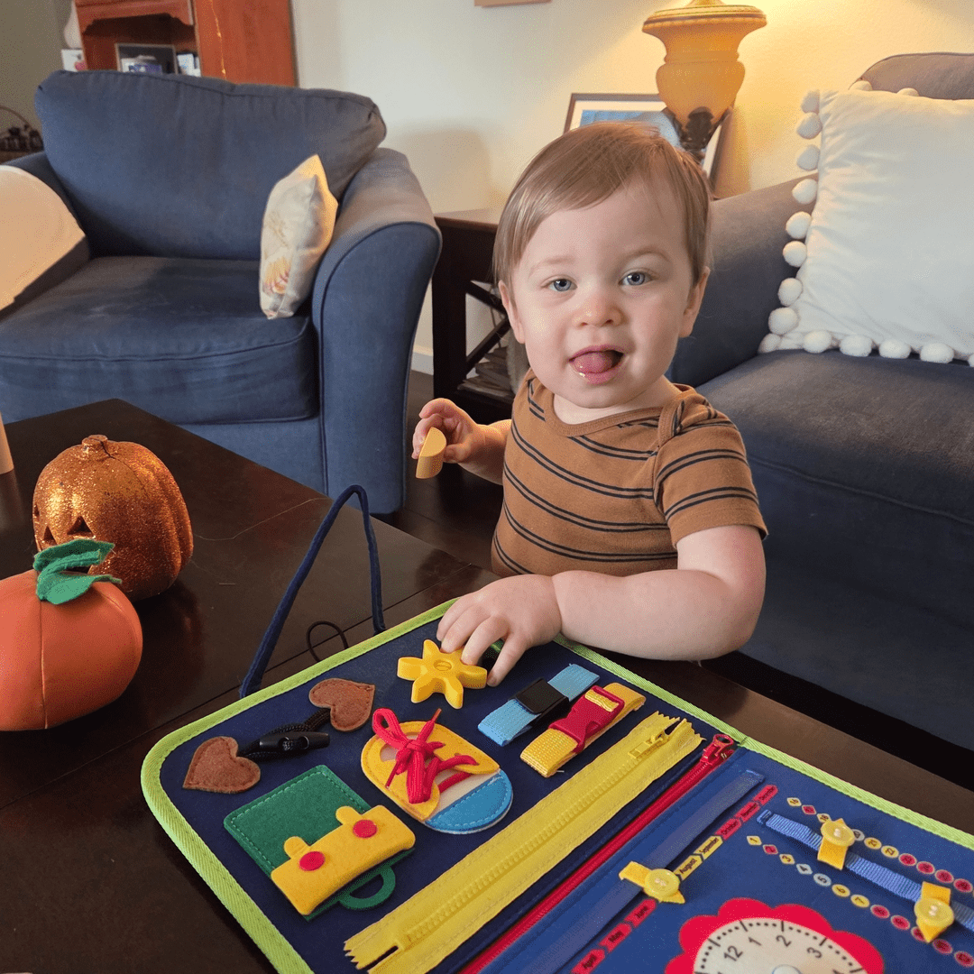 TibaToes™ Montessori Busy Board