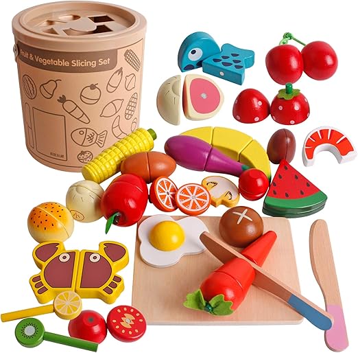 Montessori Culinary Wooden Blocks