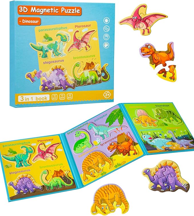 Montessori Magnetic Story Puzzle Books