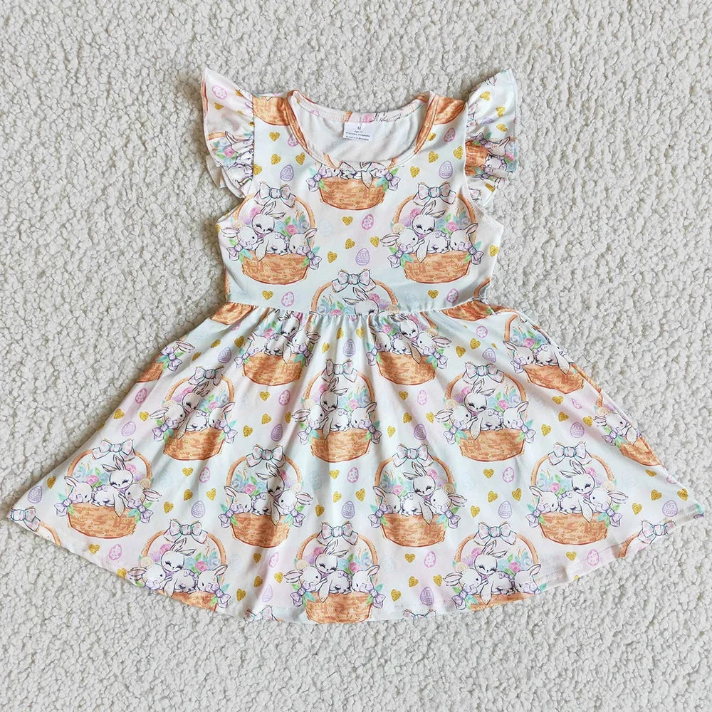 Easter Bunny Cute Baby Girls Dress