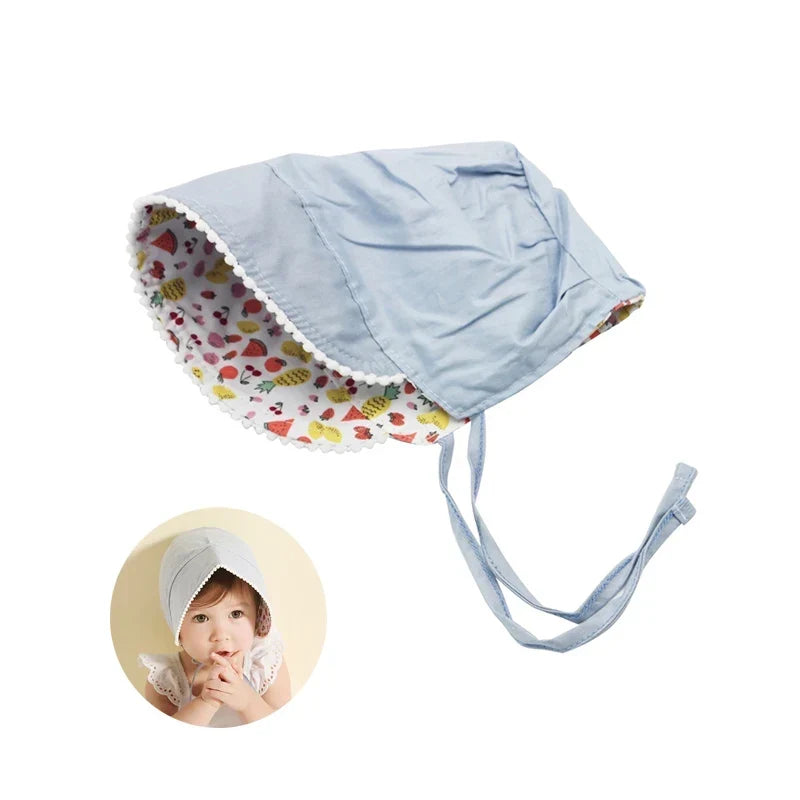 Double-sided Baby Bonnet Cap