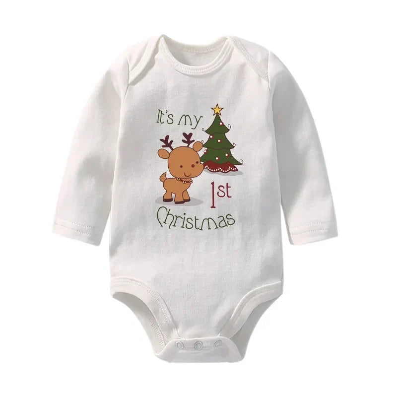 First Christmas Newborn Baby Bodysuit