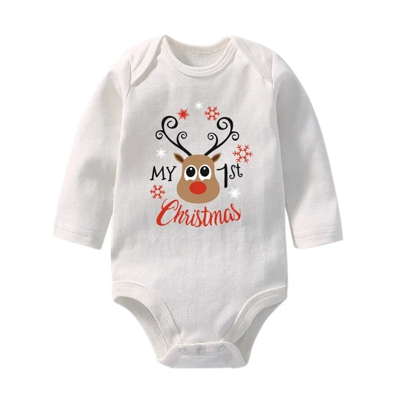 First Christmas Newborn Baby Bodysuit