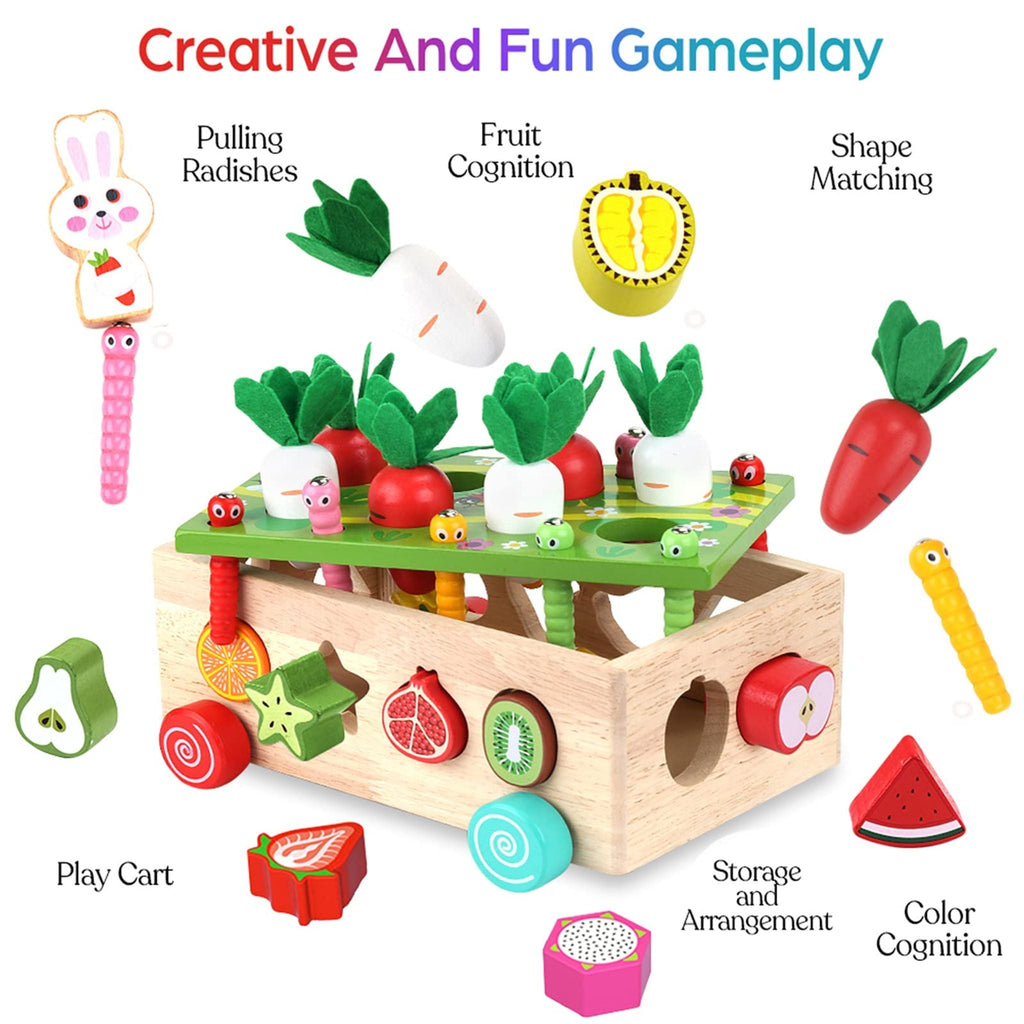 Montessori Farm Harvest Set