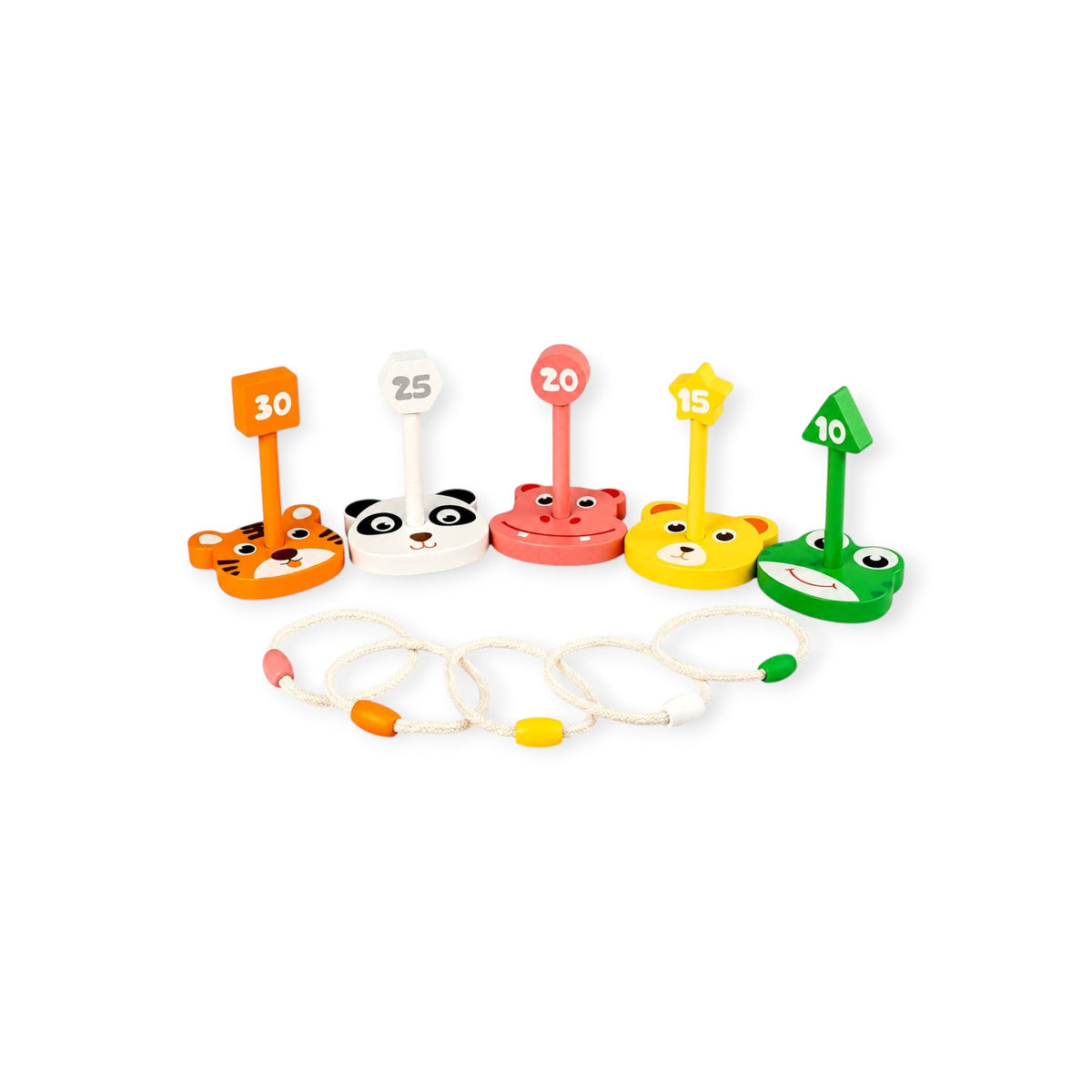 Montessori Outdoor Animal Ring Toss Kit