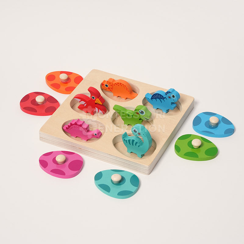 Montessori Dino Hatch and Match
