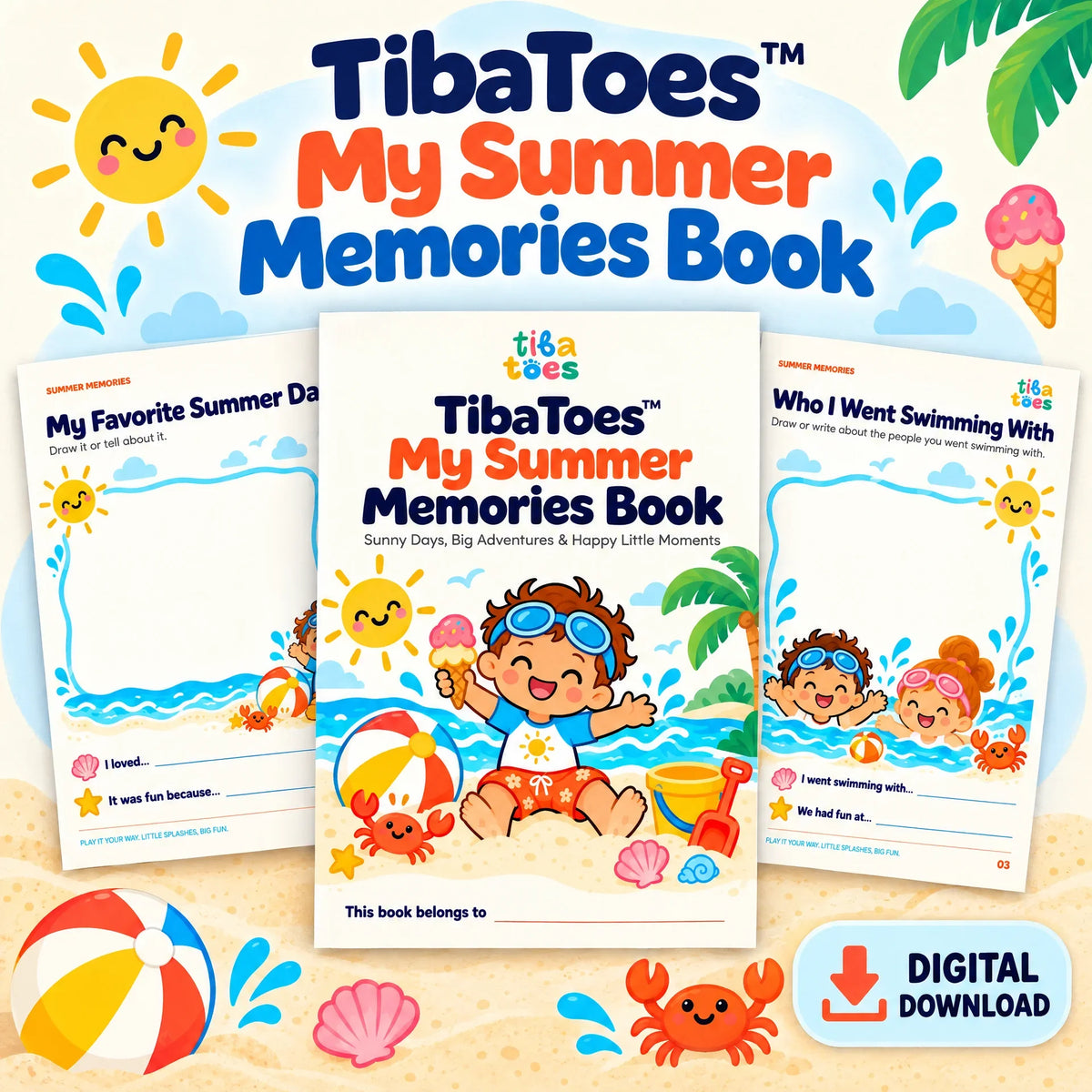 TibaToes™ My Summer Memories Book