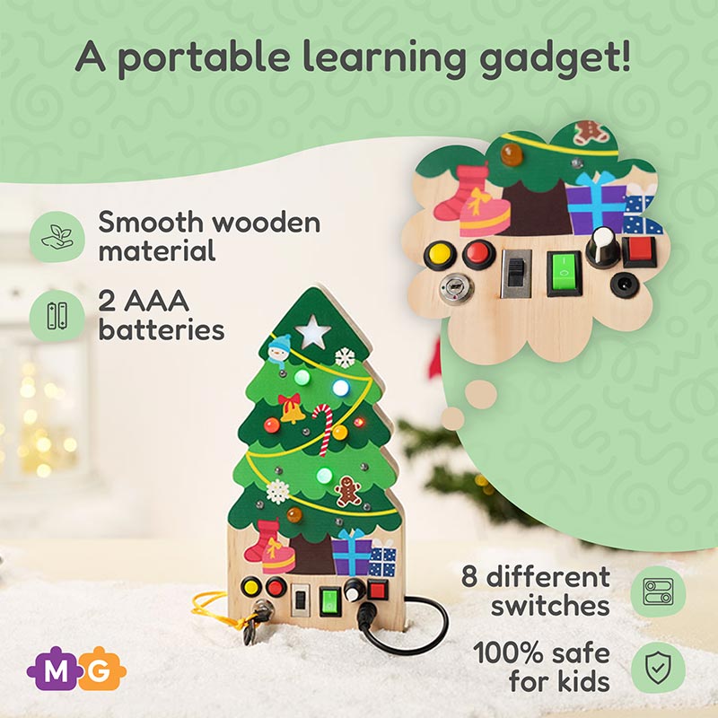 Montessori Christmas Switch Board