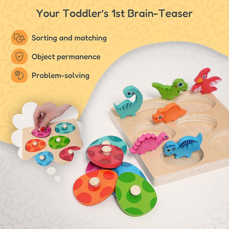 Montessori Dino Hatch and Match