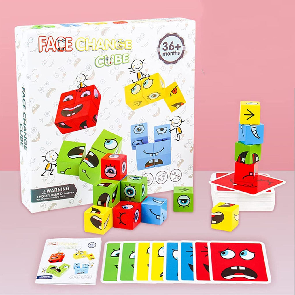 Montessori Face Change Cubes