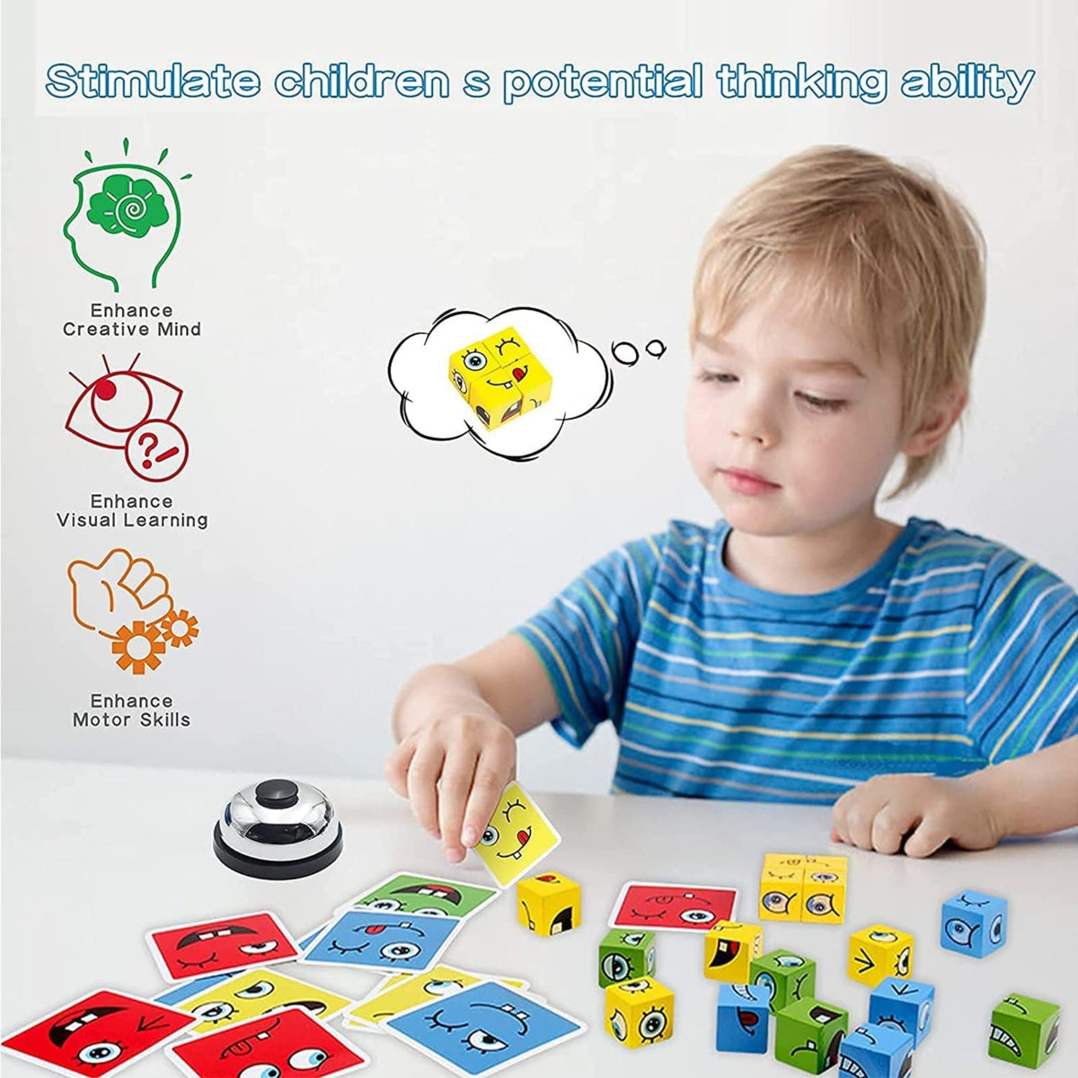 Montessori Face Change Cubes