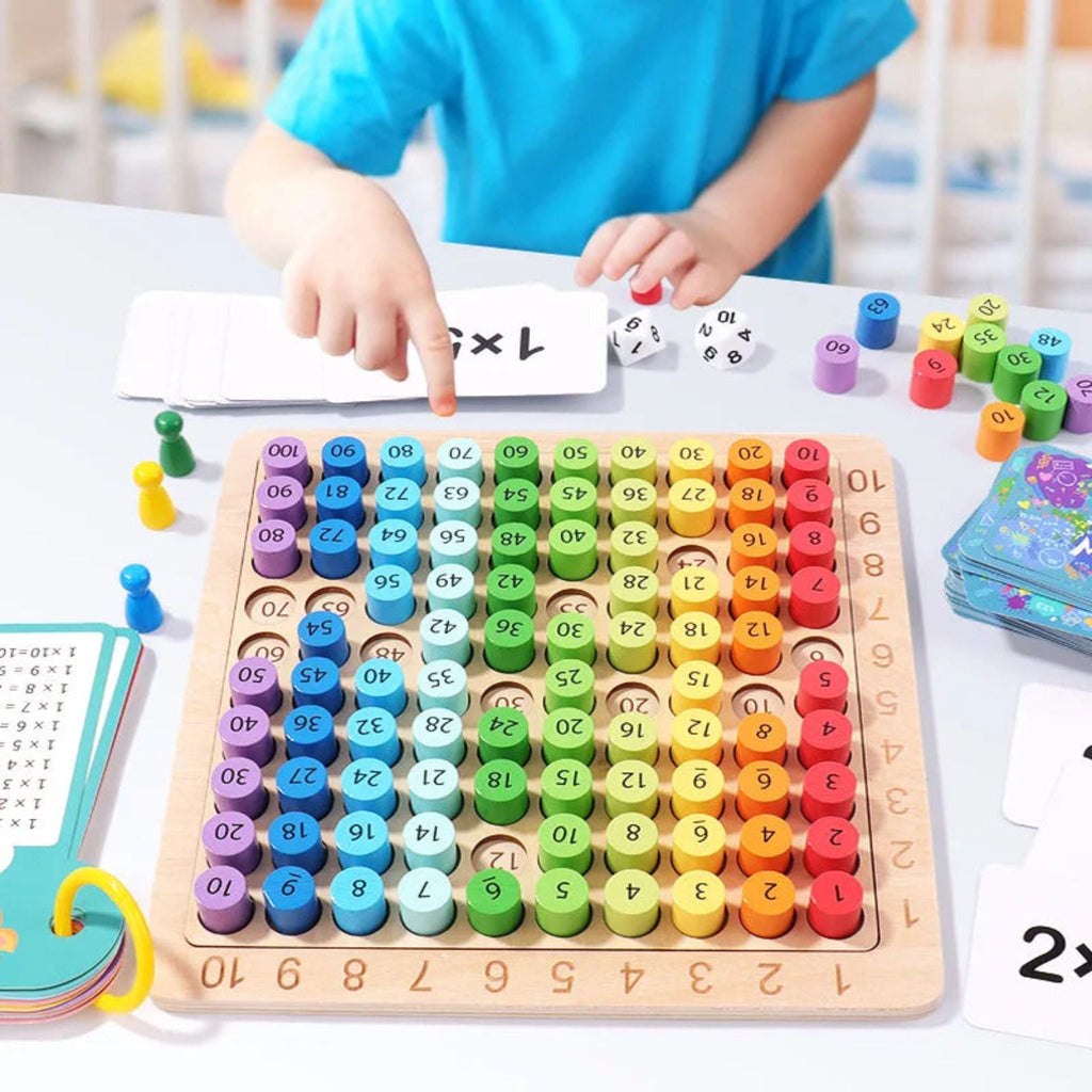 Montessori Multiplication Board Game