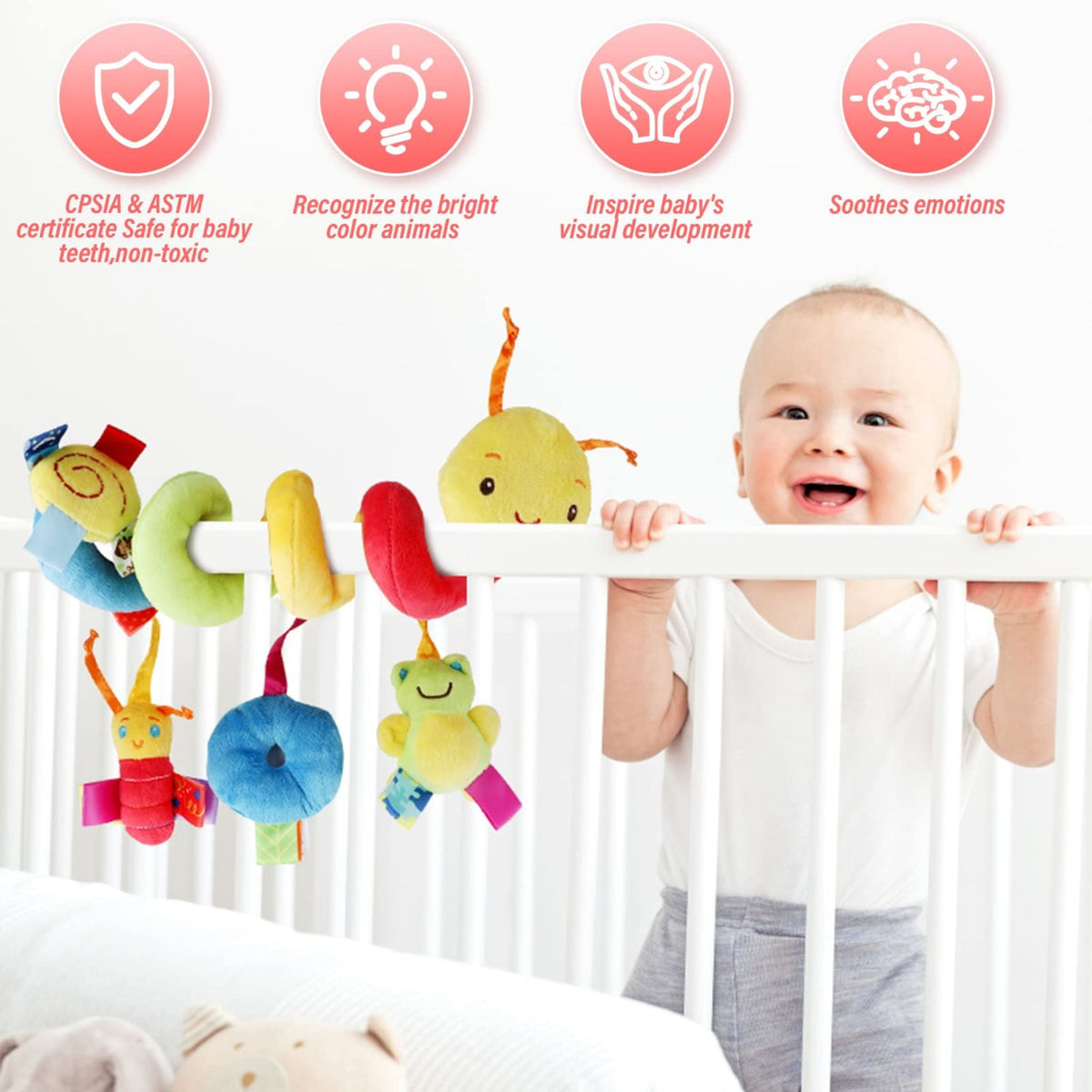 Montessori Soft Bed Wrap Toy