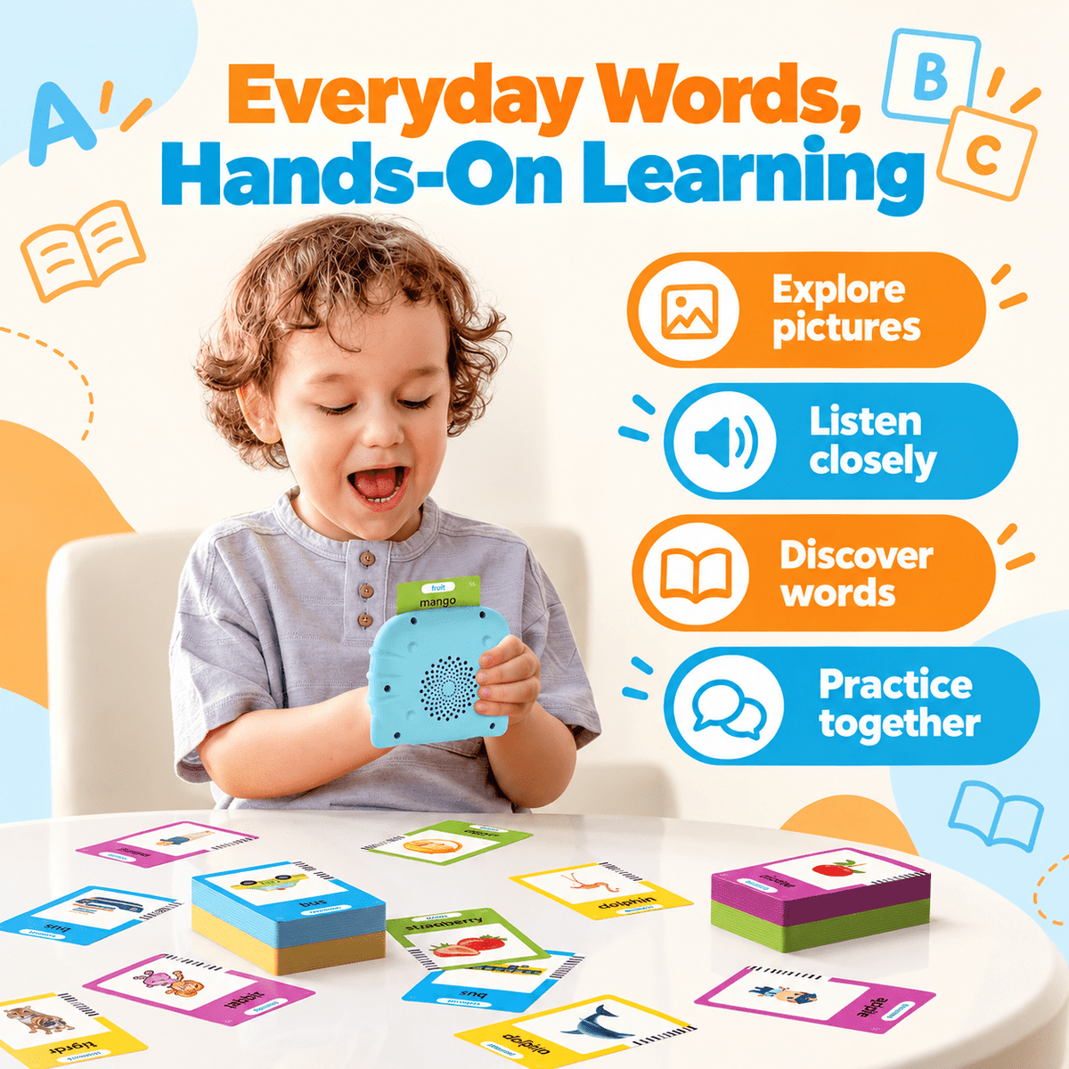 Montessori Talking Flash Cards
