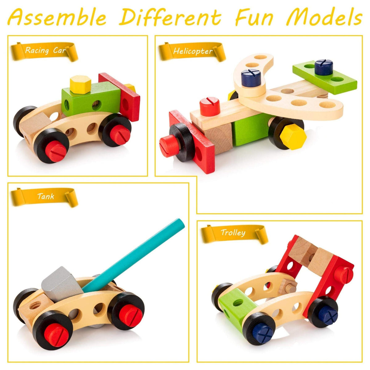 Montessori Wooden Toolbox