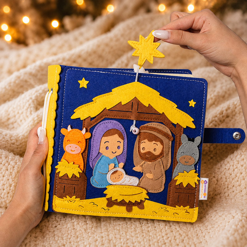 Montessori Nativity Scene Soft Book