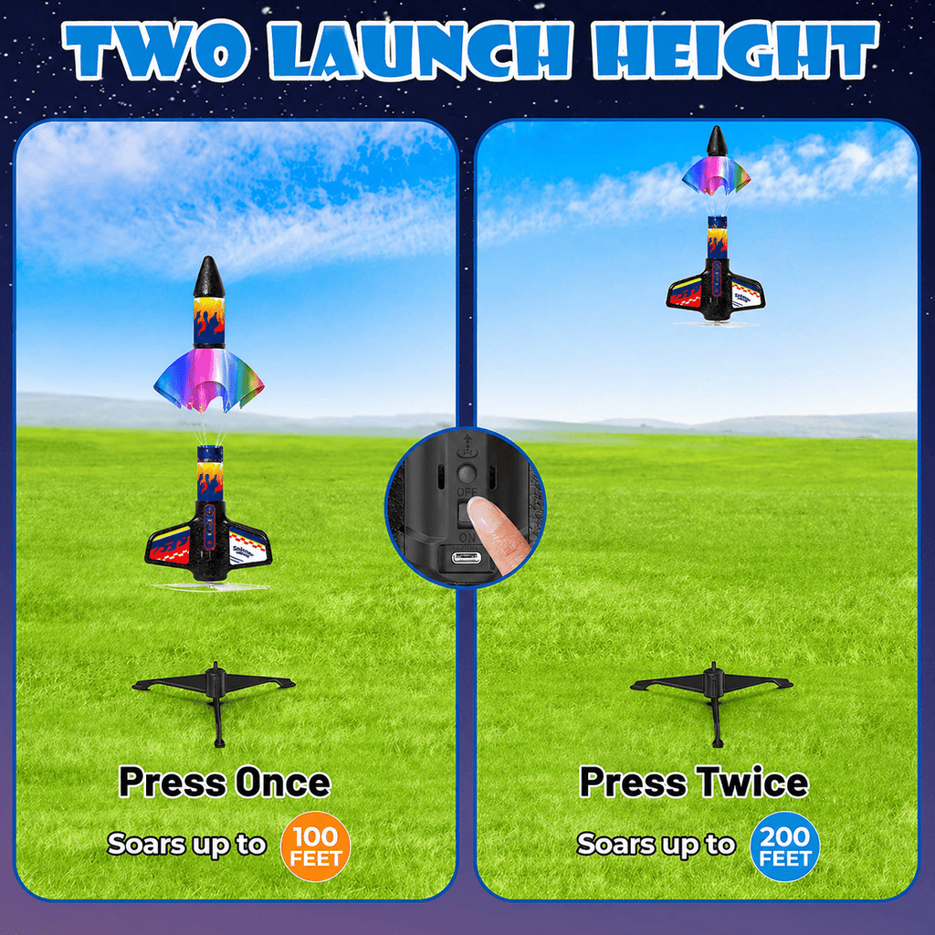 Outdoor Rocket Launcher Set for Kids