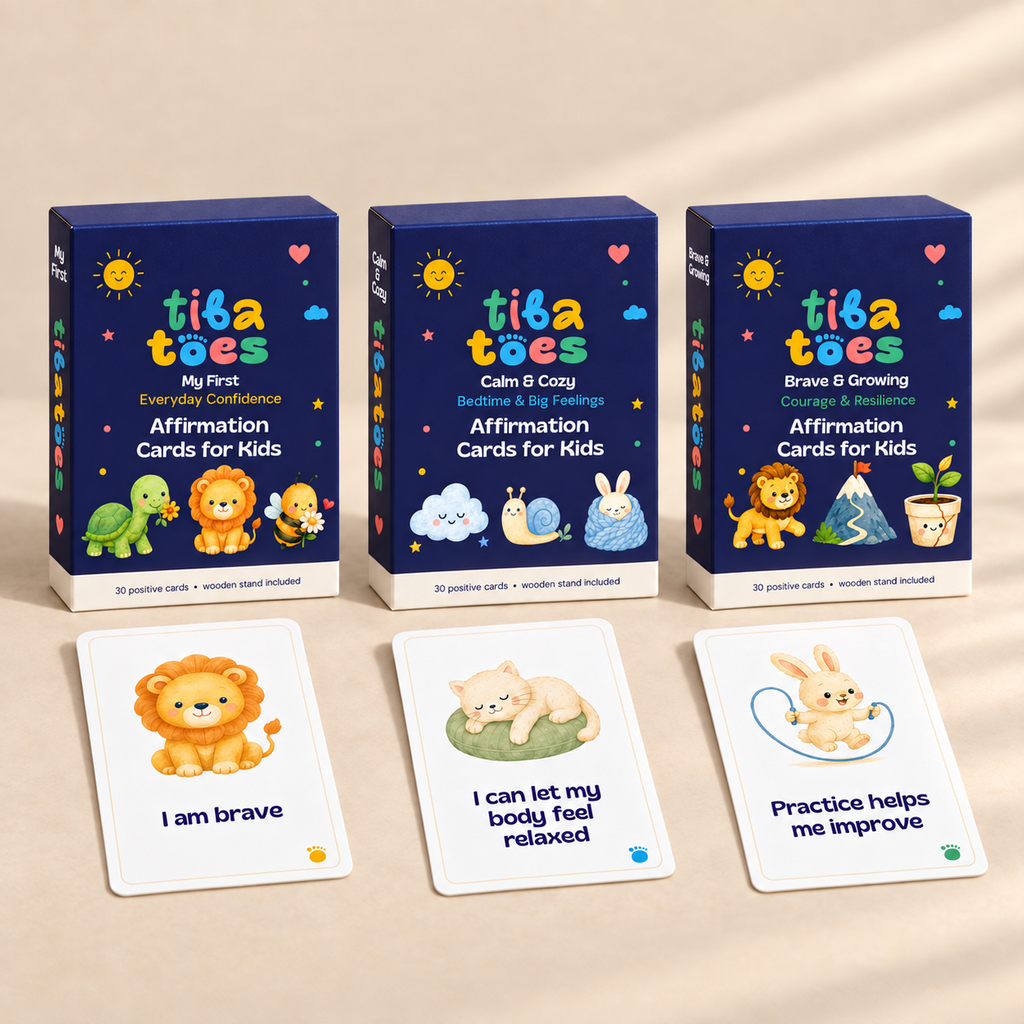 TibaToes Affirmation Cards for Kids