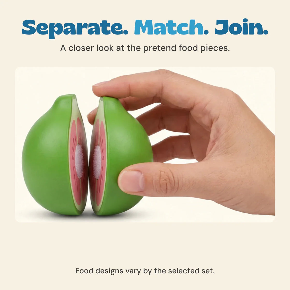TibaToes™ ApplePatch Felt Food Sorting Board