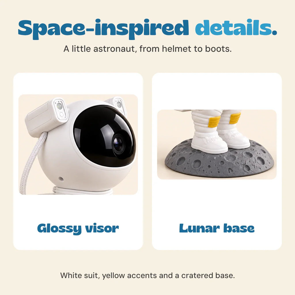 TibaToes™ Astronaut Galaxy Night Light Projector