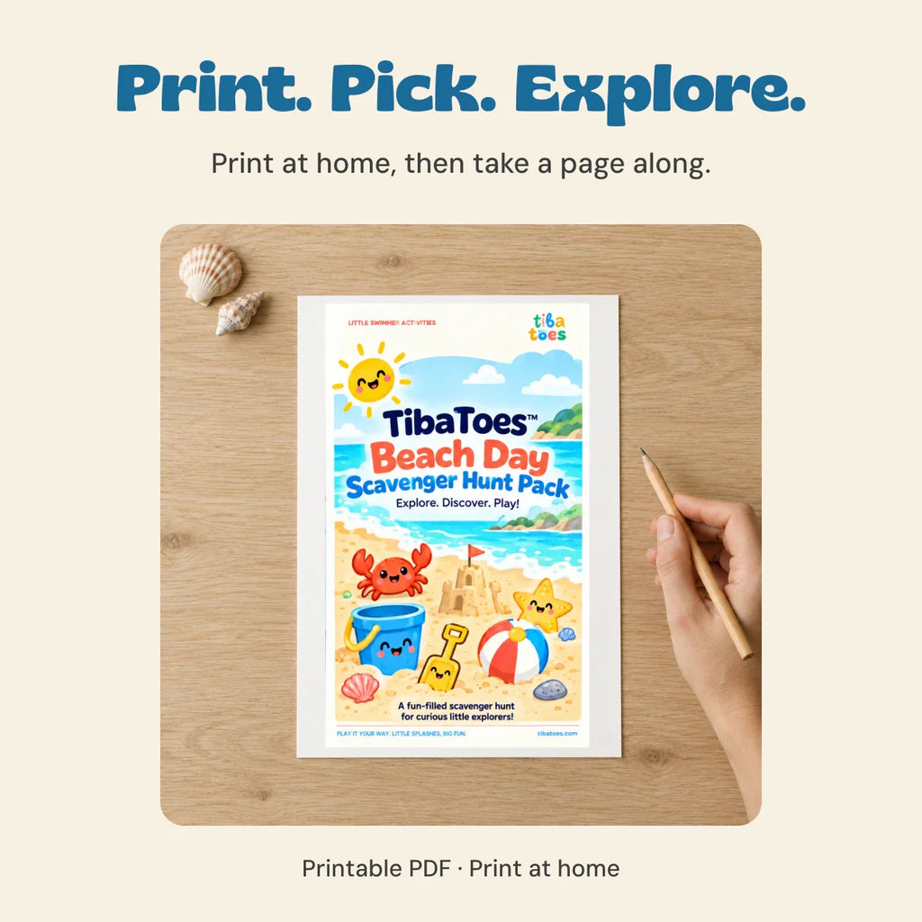 TibaToes™ Beach Day Scavenger Hunt Pack