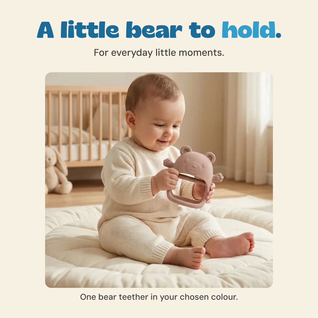 TibaToes™ BearBite Silicone Baby Teether