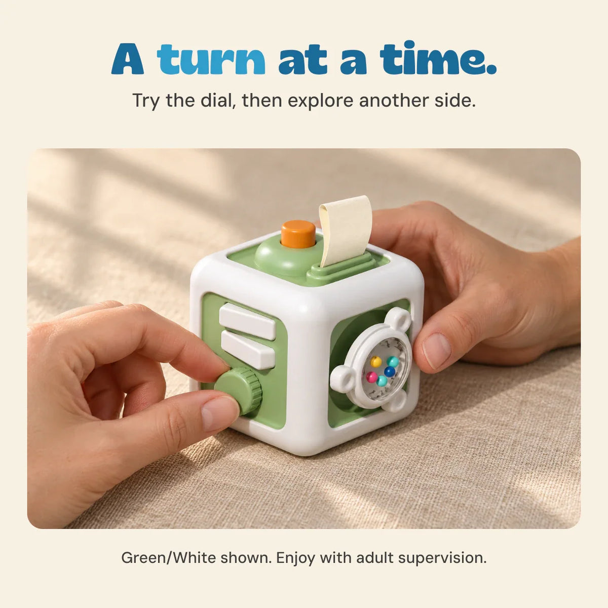 TibaToes™ Montessori Busy Cube