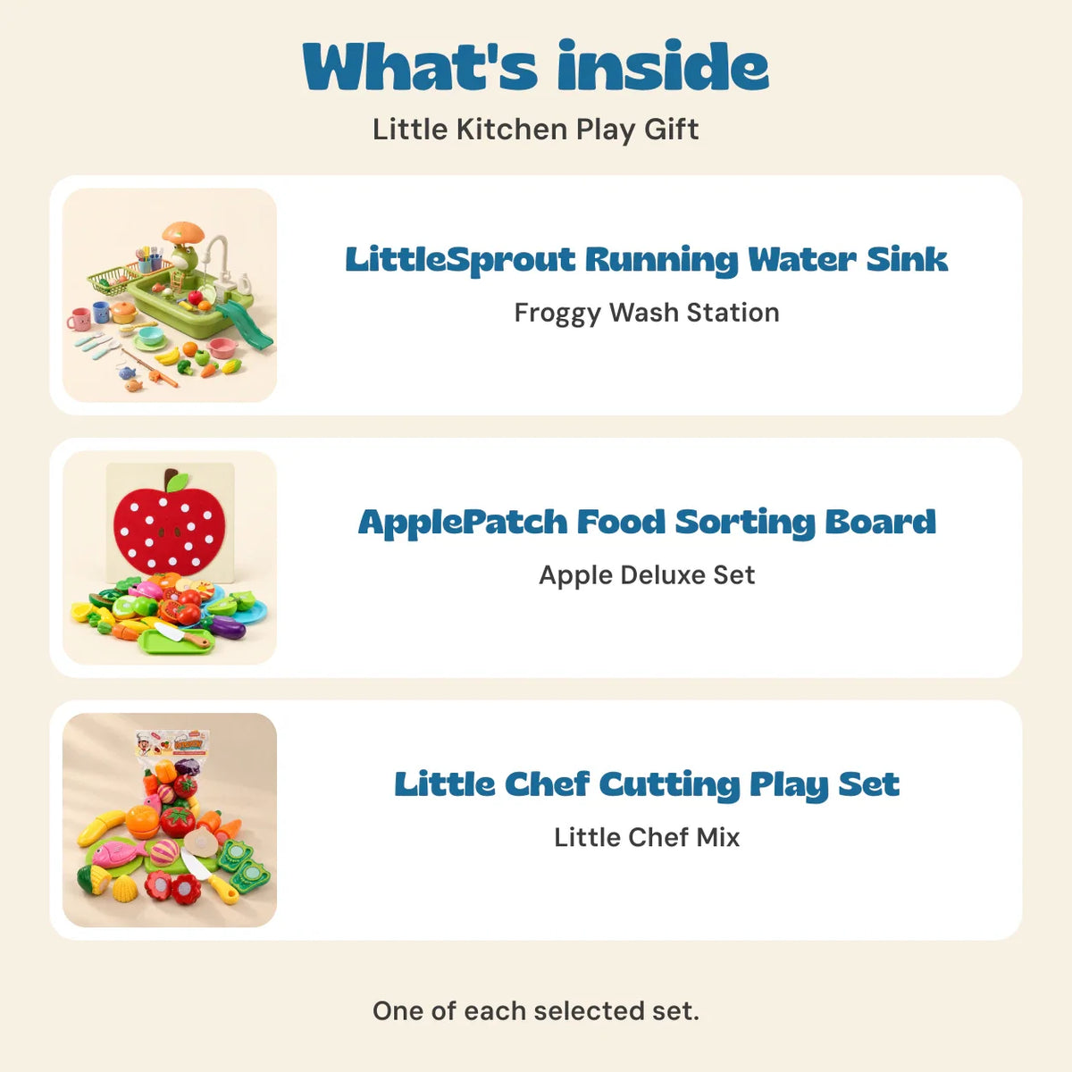 TibaToes™ Little Kitchen Play Gift Bundle