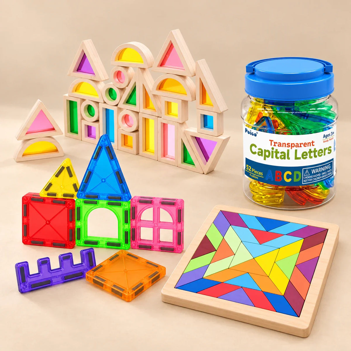 TibaToes™ Big Rainbow Builder Gift Bundle