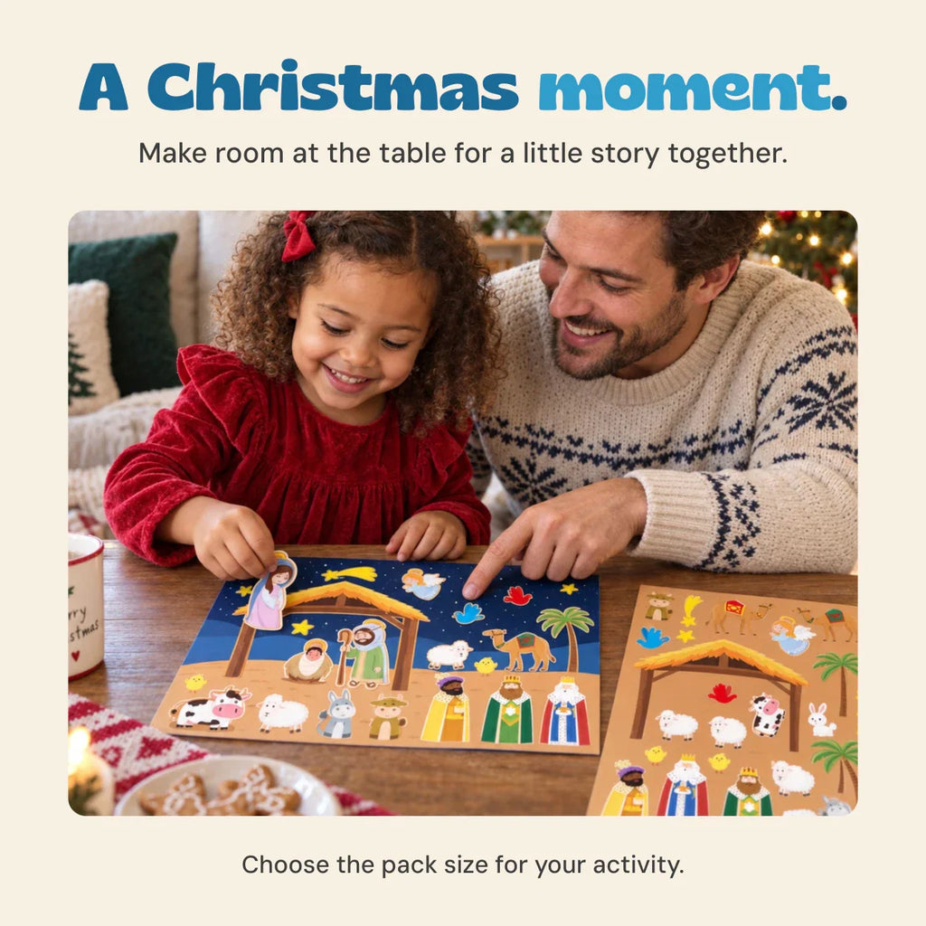 TibaToes™ Christmas Nativity Sticker Story Set
