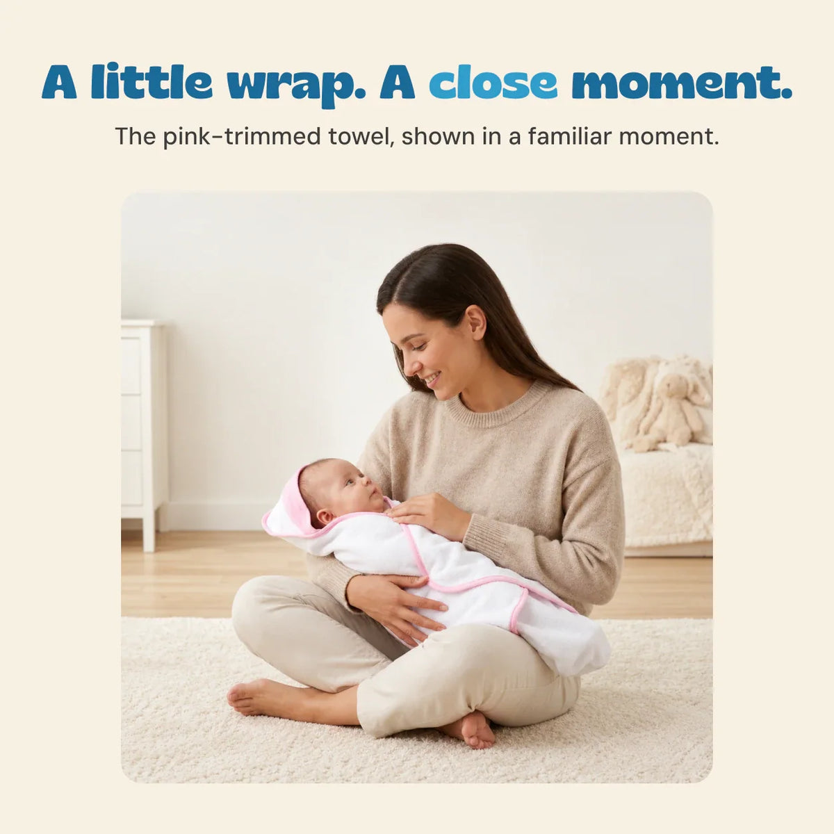 TibaToes™ Doll Bath Towel Wrap