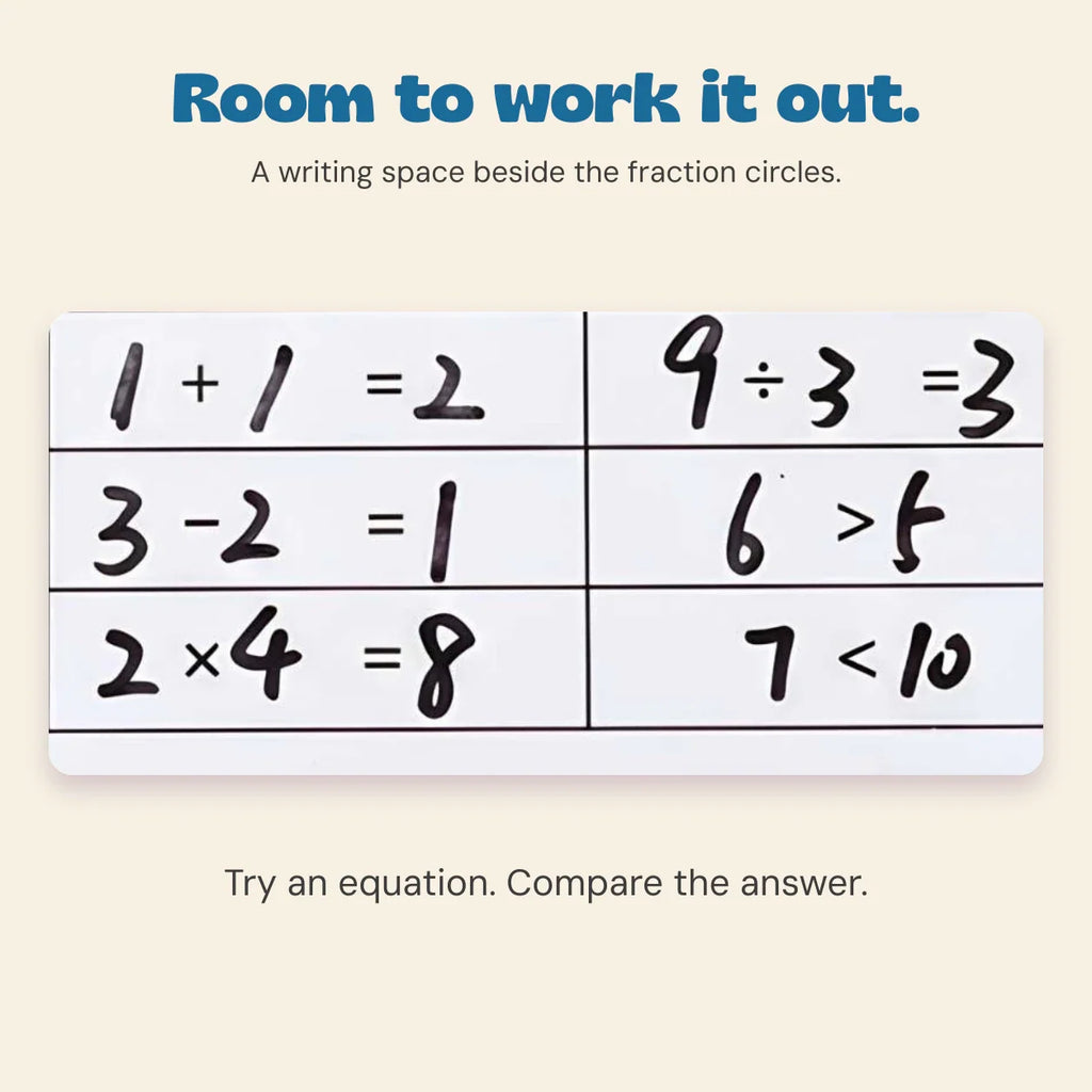 TibaToes™ FractionMaster Magnetic Math Board