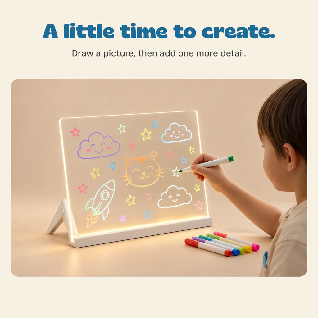 TibaToes™ GlowScribble Light-Up Drawing Board