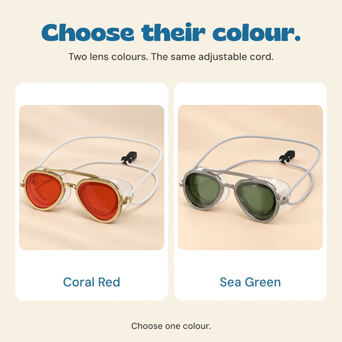TibaToes™ SplashView Swim Goggles