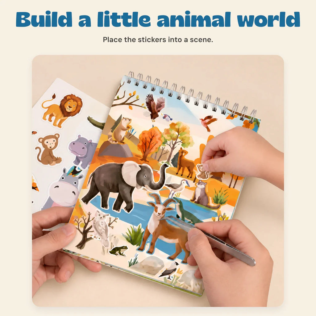 TibaToes™ WildScene Sticker Adventure Book