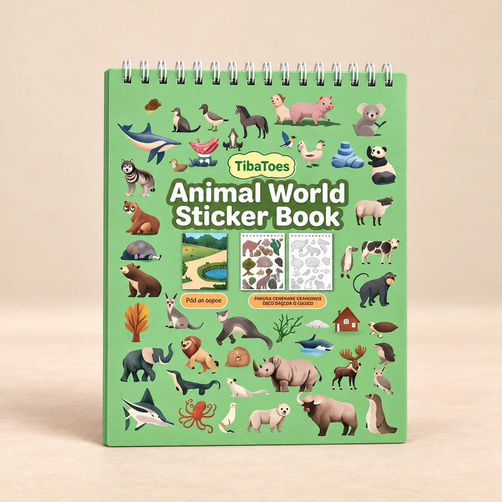 TibaToes™ WildScene Sticker Adventure Book
