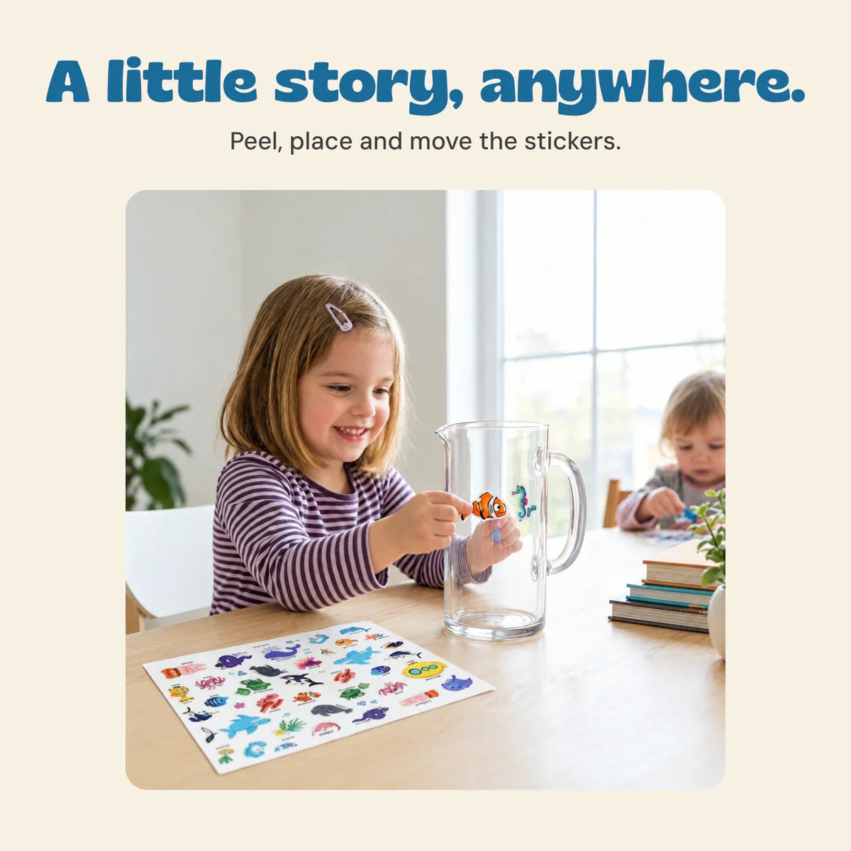 TibaToes™ CarryScene Reusable Sticker Book