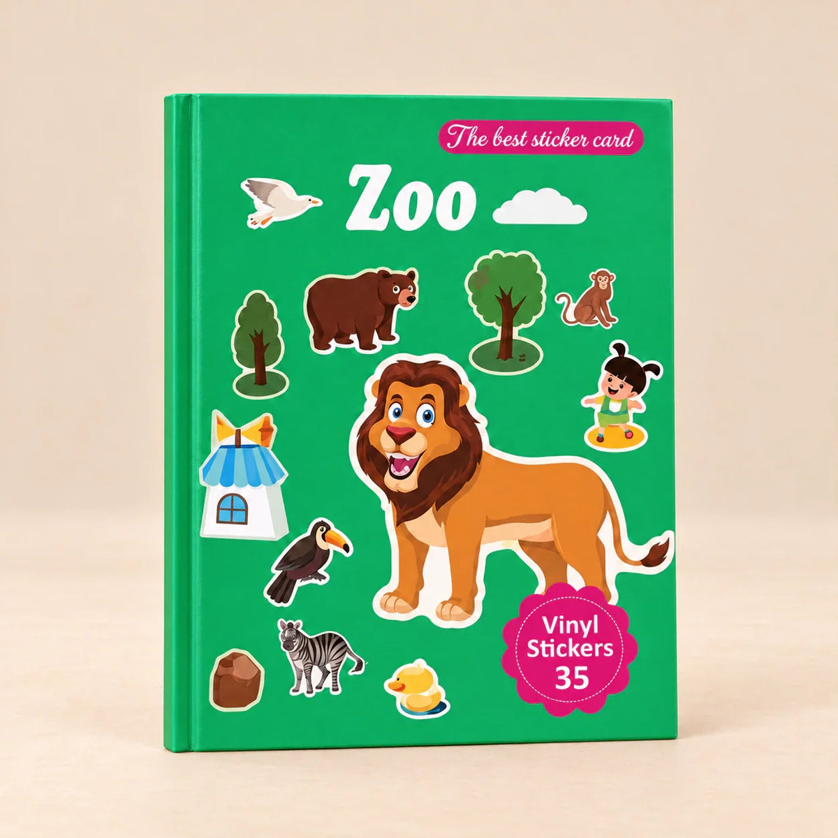 TibaToes™ MiniScene Reusable Sticker Book
