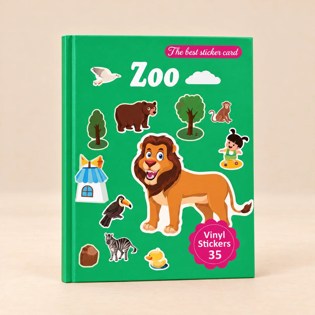 TibaToes™ MiniScene Reusable Sticker Book