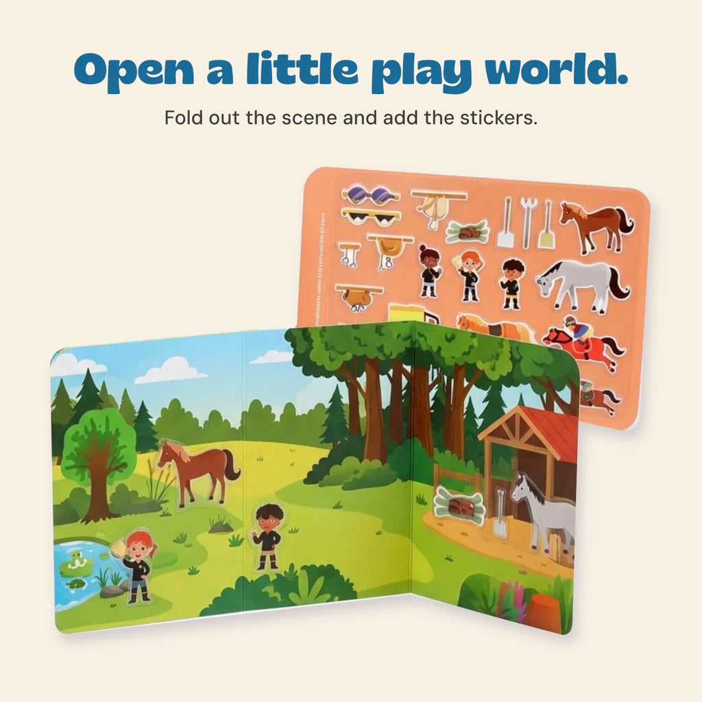 TibaToes™ PuffyScene Reusable Sticker Book
