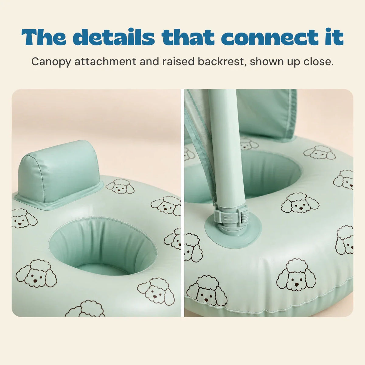 TibaToes™ TogetherFloat Parent & Child Pool Lounger