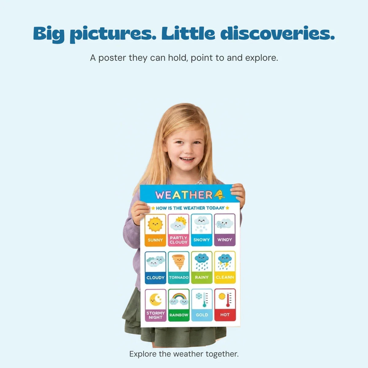 TibaToes™ LearnBright Educational Poster Set