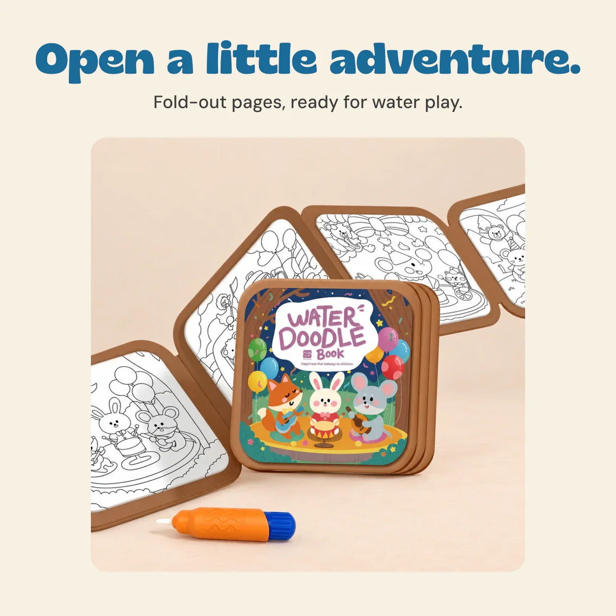 TibaToes™ WaterDoodle Reusable Drawing Book