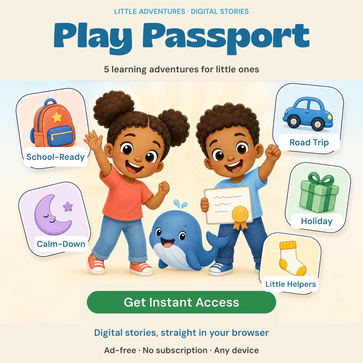 Little Adventures: Mila & Kai's Play Passport