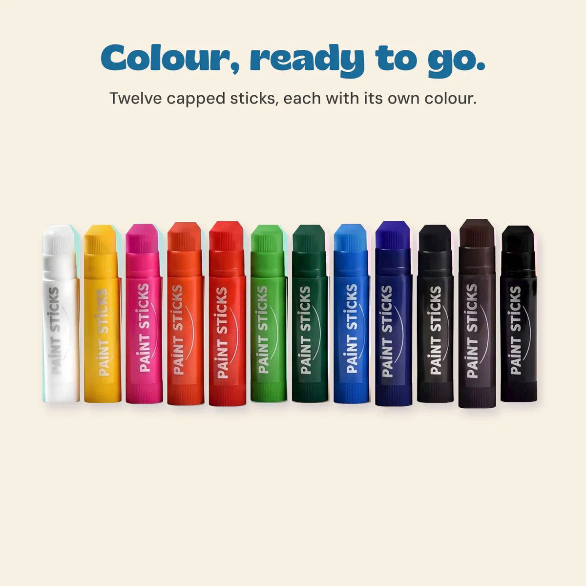 TibaToes™ RainbowGlide Washable Paint Sticks